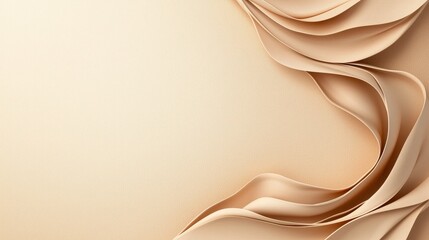 Obraz premium Elegant Minimalist Creamy Brown Mousse Paper Background Design
