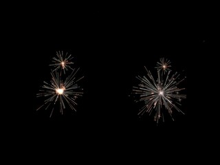 Fototapeta premium Sparkling stars against a dark and mysterious background, shining, stellar expanse