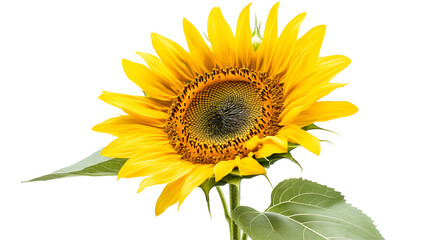 Fototapeta premium sunflower isolated on white background