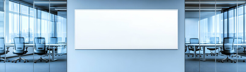 Obraz premium Office blank sign modern meeting room