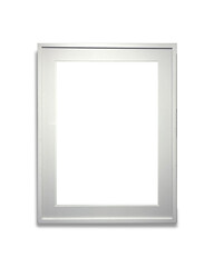 frame isolated on white light palette