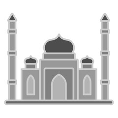 Islamic Architecture architecture icons monochrome color