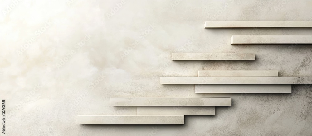 Poster harmonic scales on minimalist background featuring digital elements for text placement and creative 