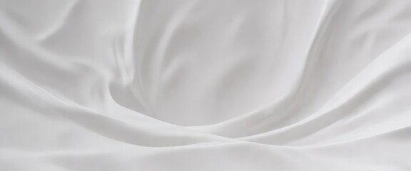 Gentle swells in the center of a clean white canvas with soft gradient effect, empty space, clean white canvas