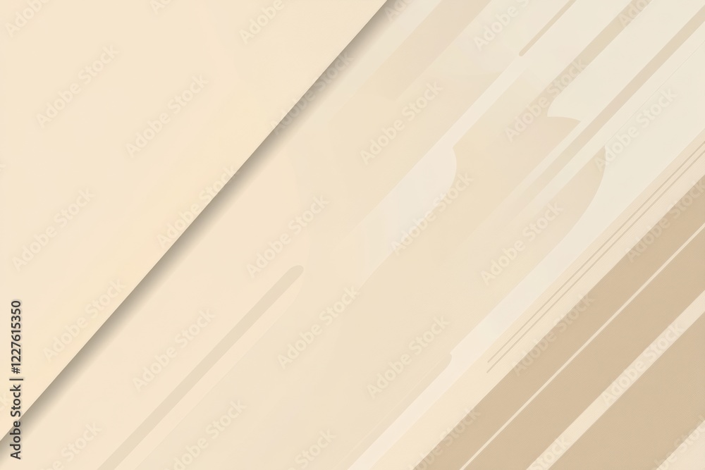 Poster neutral abstract background with diagonal lines and soft textures in warm colors. generative ai
