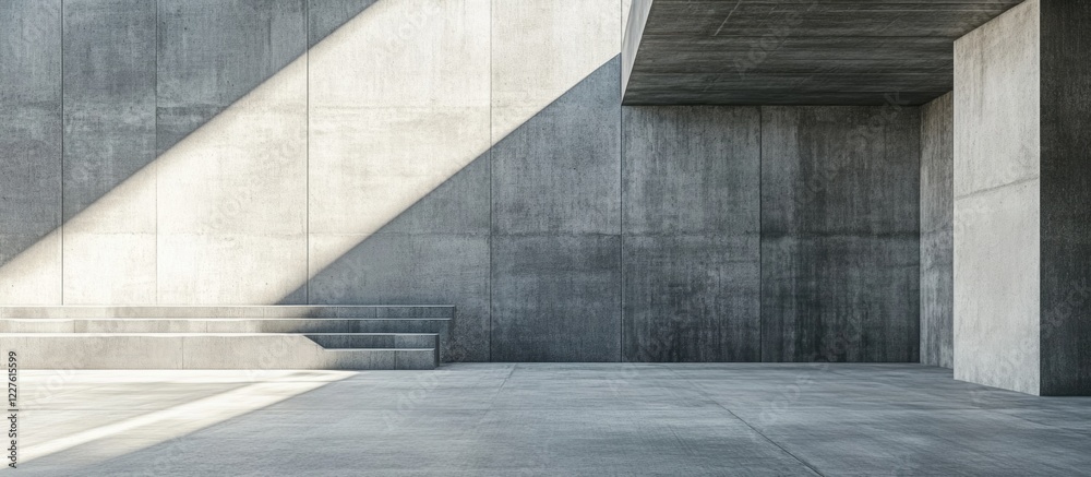 Poster concrete texture background for modern architecture featuring empty space for text and design elemen