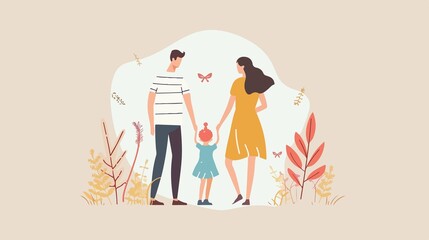Family Planner Monthly Tasks Guide Flat Vector Illustration