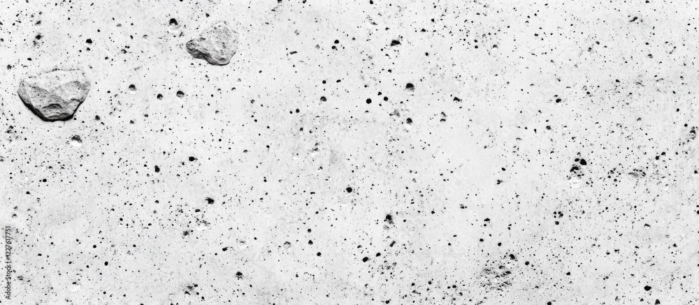 Poster concrete texture background with grey anthracite cosmos stone for design use in panorama format feat
