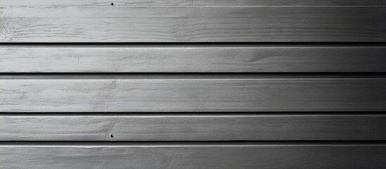 Fototapeta premium Gray wooden texture with horizontal lines and ample negative space for customizable text or graphics.