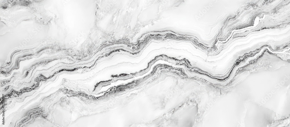 Poster grey and white marble texture with wavy patterns ideal for backgrounds or design projects featuring 