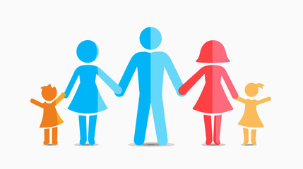 Parental Responsibility Abstract Concept Vector - Visual Representation for Parenting and Caregiving