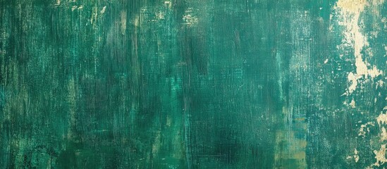 Obraz premium Rustic Green Wooden Texture Background with Abstract Grain for Text and Design Use