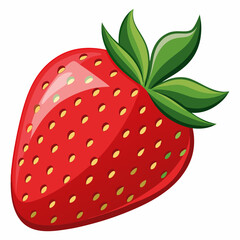 Obraz premium strawberry isolated on white