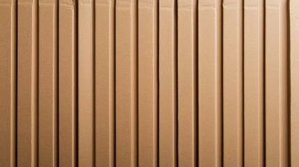Naklejka premium Textured Horizontal Cardboard Background with Grooves for Creative Design and Packaging Applications