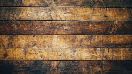 Fototapeta premium Rustic Horizontal Wood Flooring Texture with Rich Tones for Interior Design and Background Applications