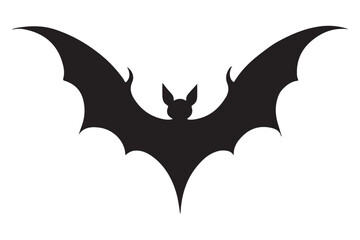 Bat Silhouette Vector Illustration for Halloween Designs