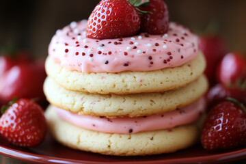 herry cake with cherry