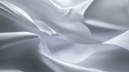 Soft wavy light gray fabric texture background for design and artistic presentations