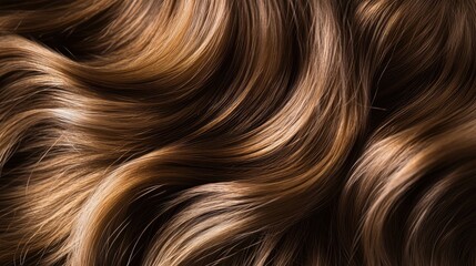 Naklejka premium Detailed Hair Texture and Color for Professional Hair Care Product Design and Marketing