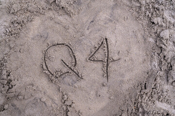 Ephemeral Whispers: A Sand Etching of Q4's Promise