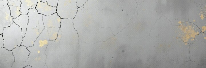 Fototapeta premium Grey gold surface with cracks and imperfections, sophisticated style, luxurious material