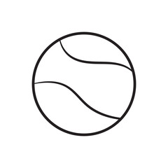 Basketball ball icon symbol. Basketball icon in flat and line style and Rubber ball linear vector
