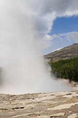Geysers. alternative energy resource. geothermal