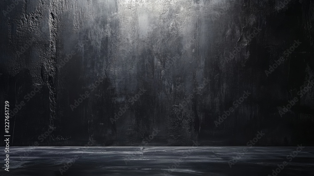 Poster dark gray abstract backdrop with textured surface and empty space for text or graphics ideal for des