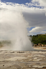 Geysers. alternative energy resource. geothermal