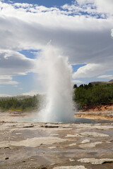 Geysers. alternative energy resource. geothermal