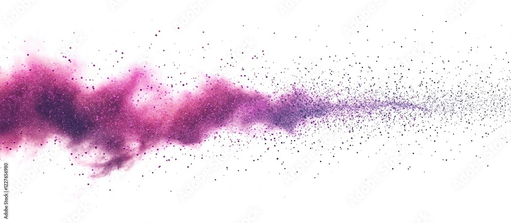 Fototapete abstract colorful particle motion with white space for text and digital backgrounds in creative desi