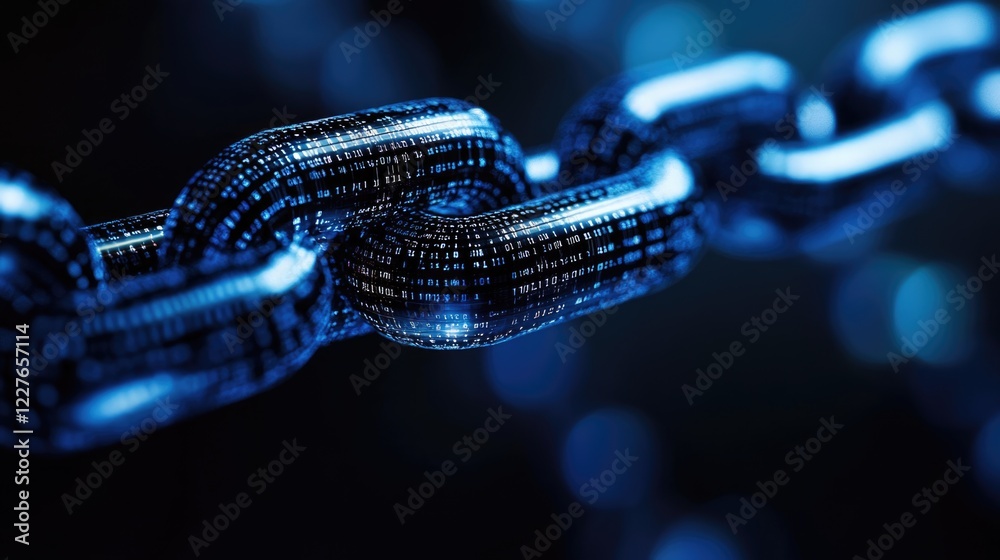 Poster ai and blockchain integration in healthcare for data sharing and innovation concept with copyspace f