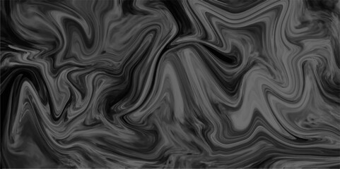 Obraz premium Abstract black & white silk and liquid marble background. Trendy dark liquid marble style. Acrylic painting with grey gradient Design Projects and Text. Beautiful drawing with the divorces and wavy