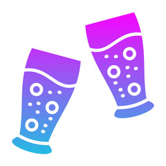 Juice glasses Icon