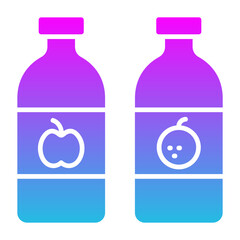 Juice bottles Icon