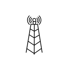 Network and communication tower icons vector illustration.