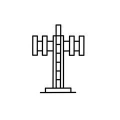Network and communication tower icons vector illustration.