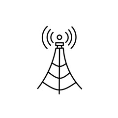 Network and communication tower icons vector illustration.