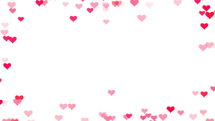 valentines day hearts border frame on transparent background,png love romantic hand drawn heart social media design element	