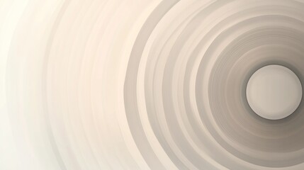 Fototapeta premium Abstract background featuring concentric circles in a soft, light palette creating a subtle, modern design