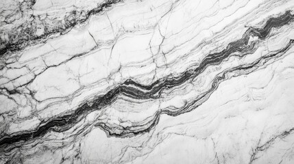 Naklejka premium Elegant white and gray marble texture background with intricate veining pattern ideal for modern design projects and sophisticated decor.