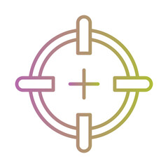 Military Equipment Icon Design