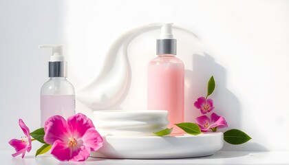 fresh skincare isolated with white highlights, png