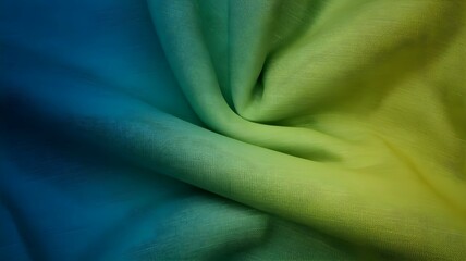Abstract Blue and Green Digital Fabric Texture - High-Resolution Fluid Wave Background for Modern Design and Aesthetic Wallpapers