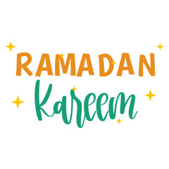Ramadan Kareem Text Sticker 