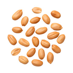 Obraz premium almonds isolated on white background