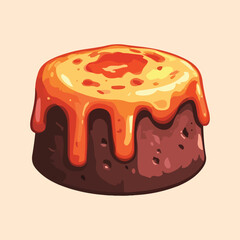 Pastry Cake Food Vector illustration 