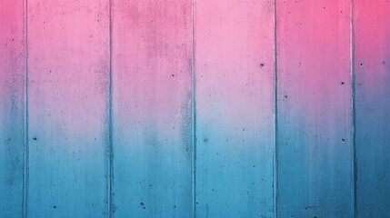 Gradient Color Blend of Pink and Blue on Textured Concrete Wall Background