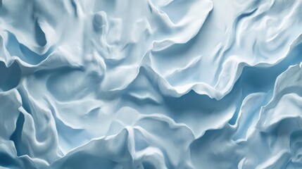 Obraz premium Textured Azure and White Airbrush Canvas Design with Fluid Abstract Patterns