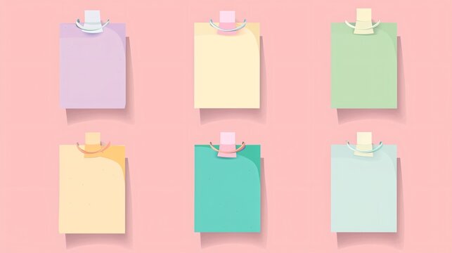 Cute Memo Note Template with Sticky Paper Car Design - Powered by Adobe